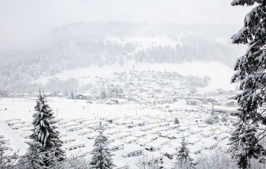 Camping Pradafenz in Churwalden im Winter | © Sundroina Pictures/Ferienregion Lenzerheide