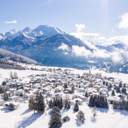 Lantsch/Lenz im Winter | © Ferienregion Lenzerheide