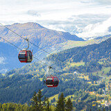 Gondelbahn Canols der Lenzerheide Bergbahnen im Sommer