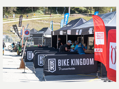 Kasse am Bike Kingdom Testride